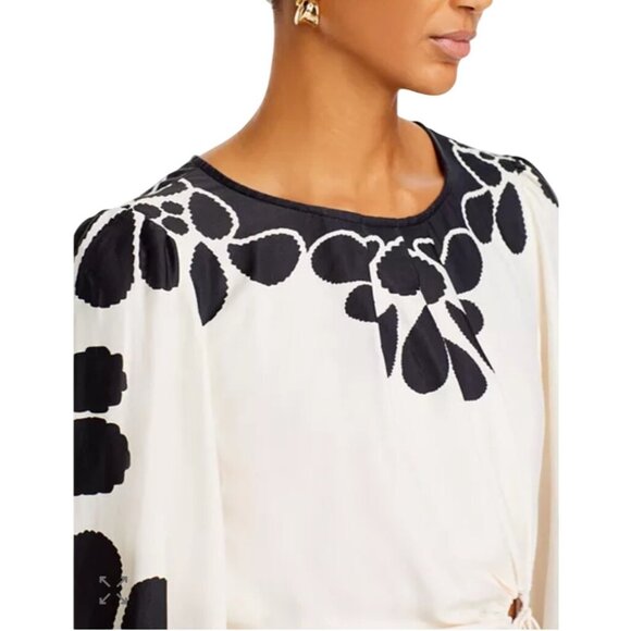 Farm Rio Palermo Floral Cut Out Maxi Dress – Bright Tropical Print (XXS) NWT - Picture 10 of 15